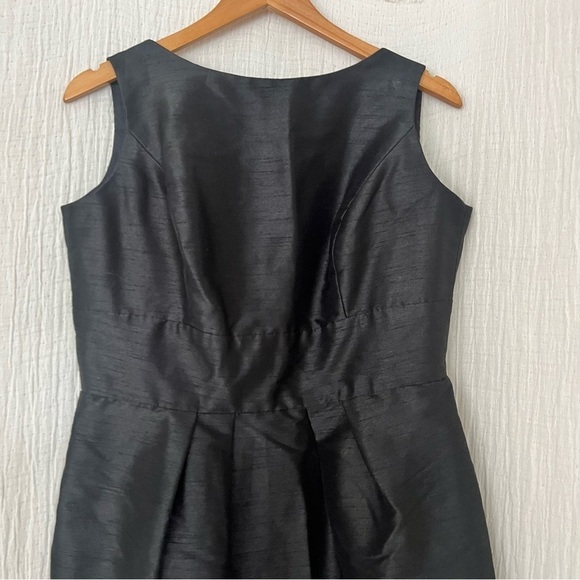 Alfred Sung D522 Bridesmaid Dress Size 16 Black Cocktail Party Dupioni - Picture 6 of 6